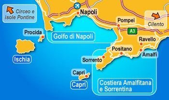 Golf Neapel Karte